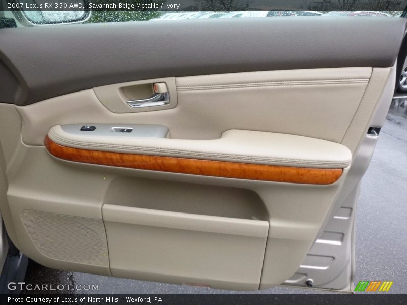 Savannah Beige Metallic / Ivory 2007 Lexus RX 350 AWD