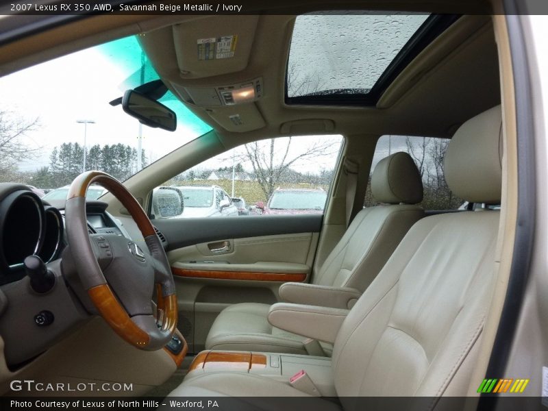 Savannah Beige Metallic / Ivory 2007 Lexus RX 350 AWD