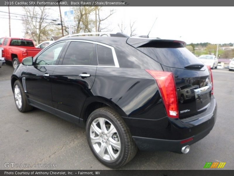 Black Raven / Shale/Brownstone 2016 Cadillac SRX Performance AWD