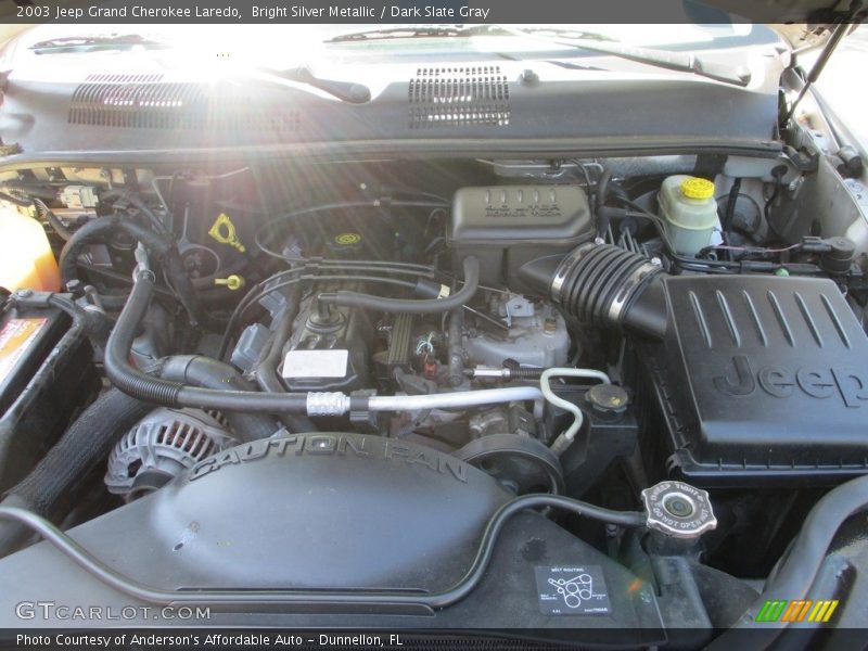 Bright Silver Metallic / Dark Slate Gray 2003 Jeep Grand Cherokee Laredo