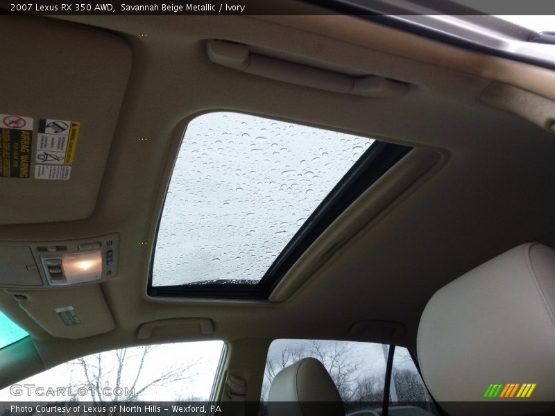Savannah Beige Metallic / Ivory 2007 Lexus RX 350 AWD