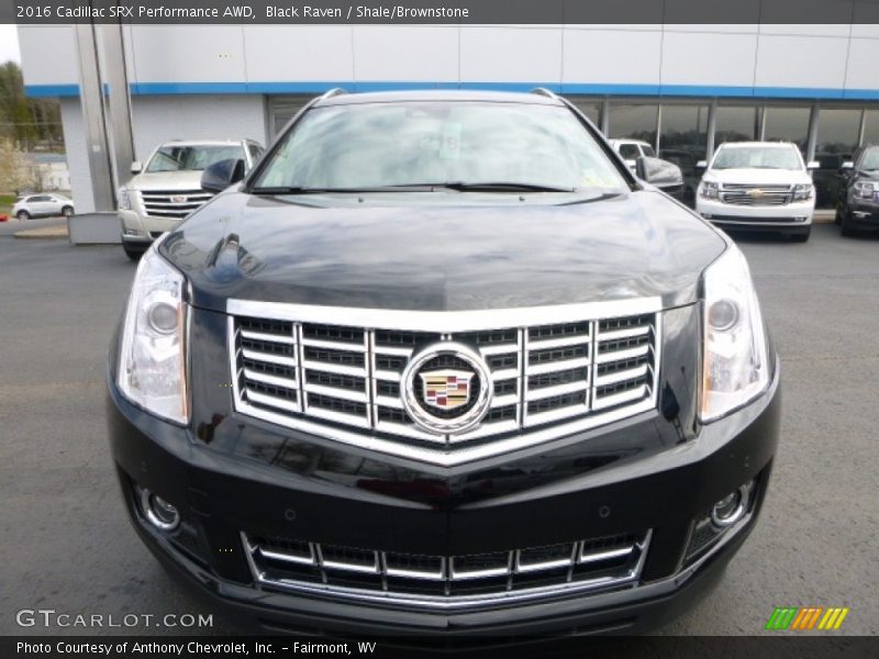 Black Raven / Shale/Brownstone 2016 Cadillac SRX Performance AWD