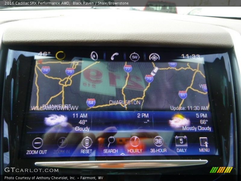 Black Raven / Shale/Brownstone 2016 Cadillac SRX Performance AWD