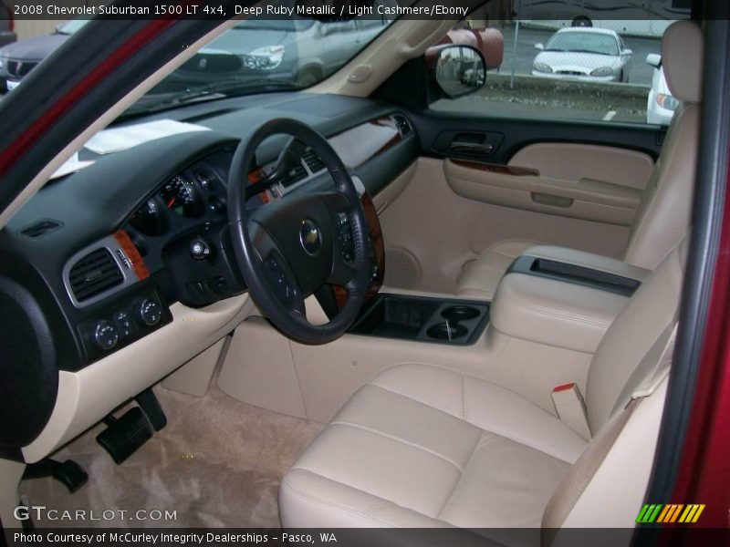 Deep Ruby Metallic / Light Cashmere/Ebony 2008 Chevrolet Suburban 1500 LT 4x4