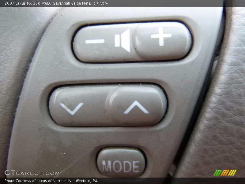 Savannah Beige Metallic / Ivory 2007 Lexus RX 350 AWD