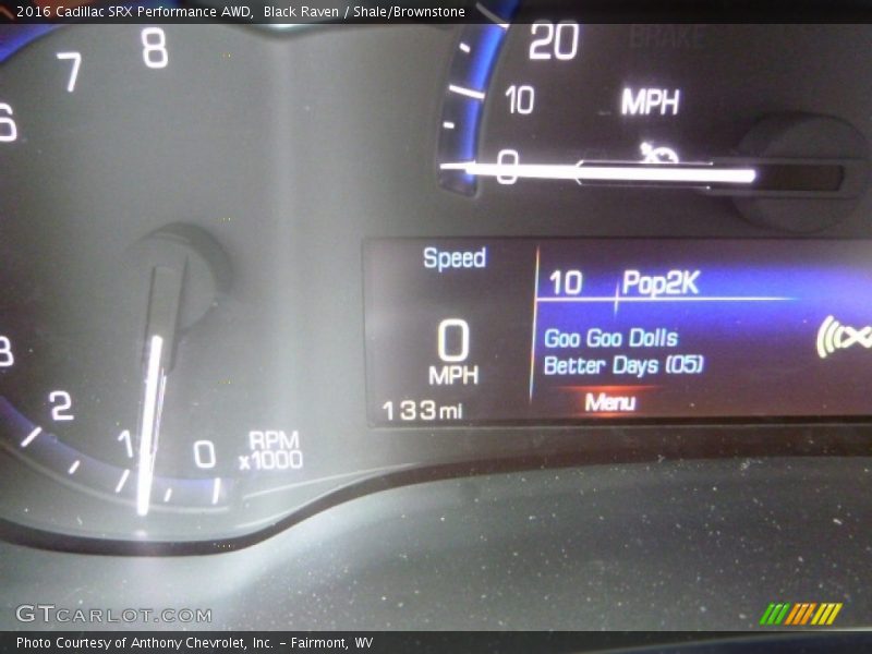 Black Raven / Shale/Brownstone 2016 Cadillac SRX Performance AWD