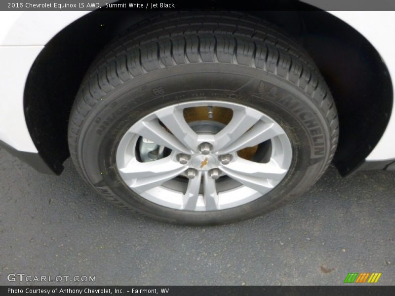 Summit White / Jet Black 2016 Chevrolet Equinox LS AWD