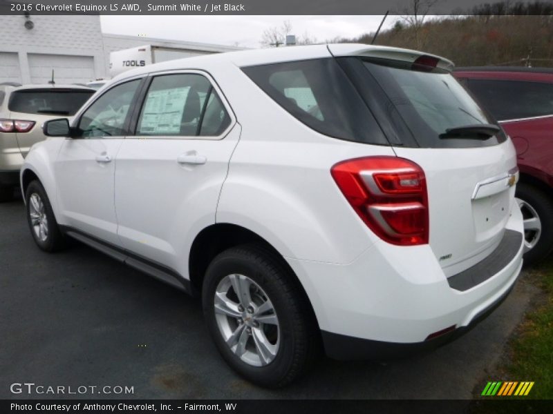 Summit White / Jet Black 2016 Chevrolet Equinox LS AWD