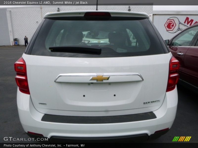 Summit White / Jet Black 2016 Chevrolet Equinox LS AWD