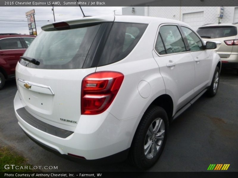 Summit White / Jet Black 2016 Chevrolet Equinox LS AWD