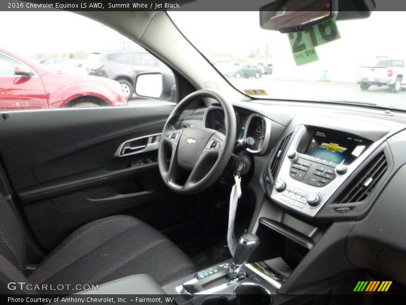 Summit White / Jet Black 2016 Chevrolet Equinox LS AWD