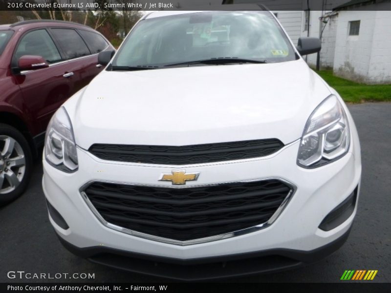 Summit White / Jet Black 2016 Chevrolet Equinox LS AWD