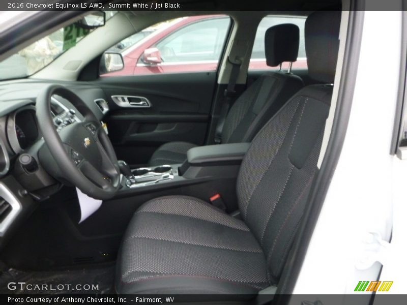 Summit White / Jet Black 2016 Chevrolet Equinox LS AWD