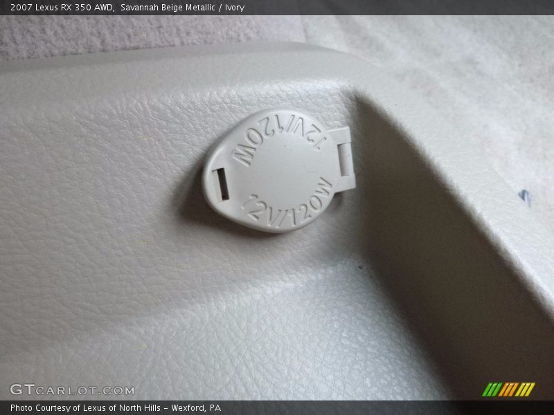 Savannah Beige Metallic / Ivory 2007 Lexus RX 350 AWD