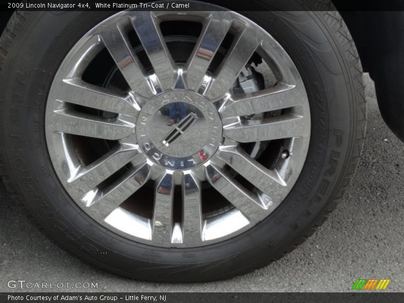 White Platinum Tri-Coat / Camel 2009 Lincoln Navigator 4x4