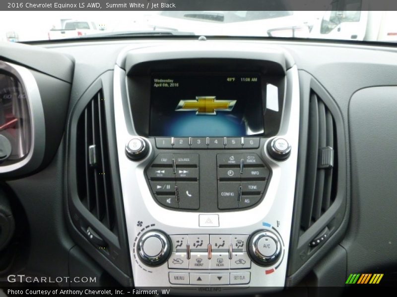 Summit White / Jet Black 2016 Chevrolet Equinox LS AWD