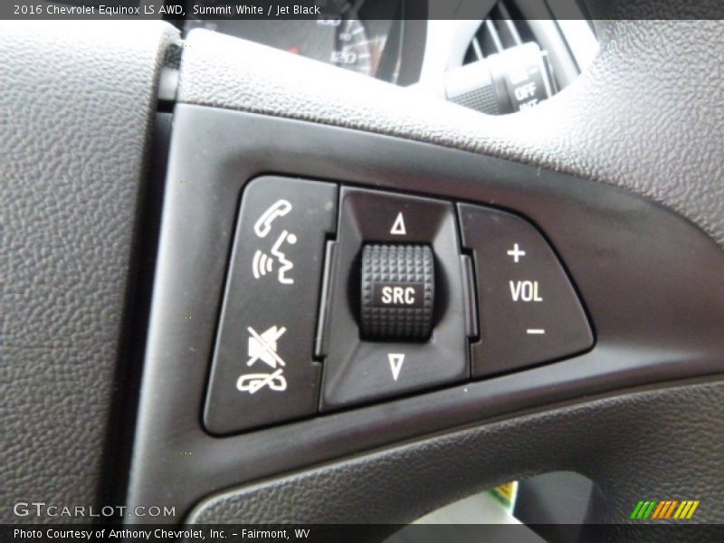 Summit White / Jet Black 2016 Chevrolet Equinox LS AWD