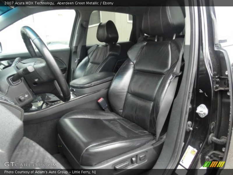 Aberdeen Green Metallic / Ebony 2007 Acura MDX Technology