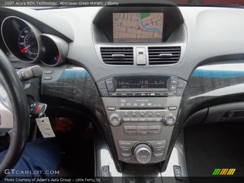 Aberdeen Green Metallic / Ebony 2007 Acura MDX Technology