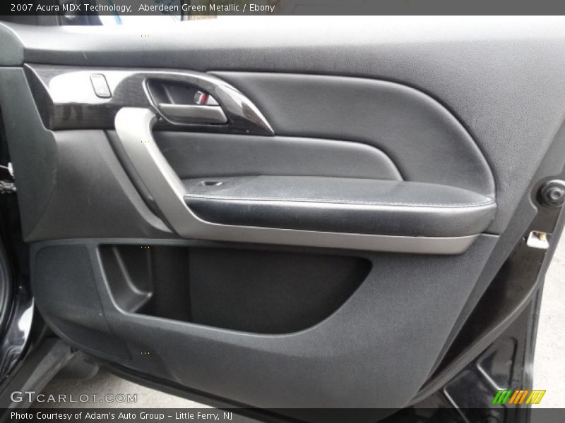 Aberdeen Green Metallic / Ebony 2007 Acura MDX Technology