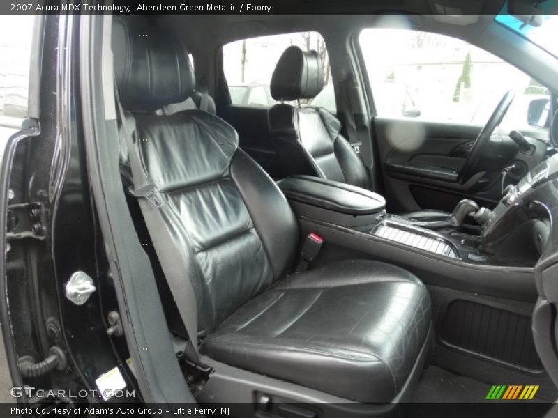 Aberdeen Green Metallic / Ebony 2007 Acura MDX Technology
