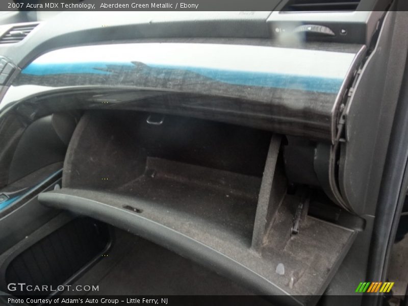 Aberdeen Green Metallic / Ebony 2007 Acura MDX Technology