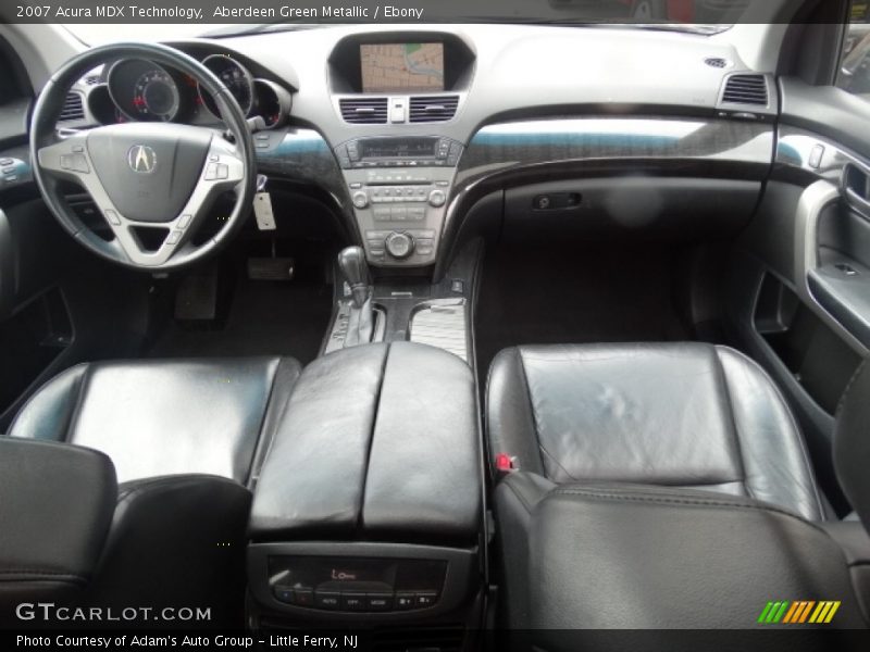 Aberdeen Green Metallic / Ebony 2007 Acura MDX Technology