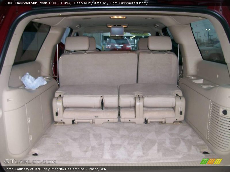Deep Ruby Metallic / Light Cashmere/Ebony 2008 Chevrolet Suburban 1500 LT 4x4