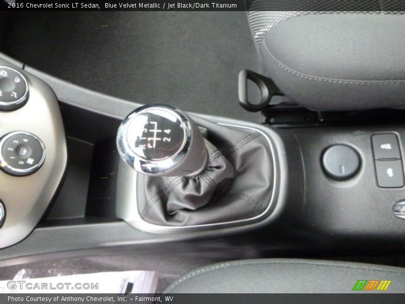 Blue Velvet Metallic / Jet Black/Dark Titanium 2016 Chevrolet Sonic LT Sedan