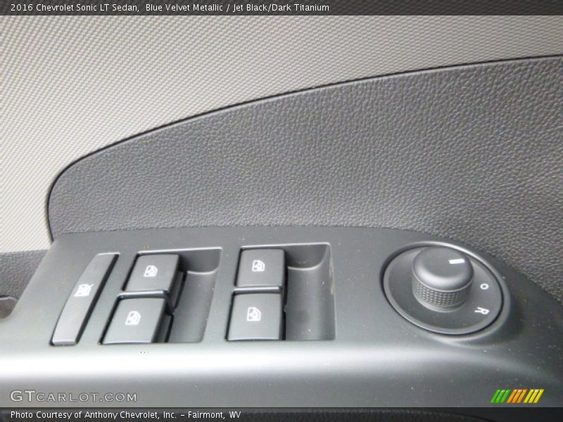 Blue Velvet Metallic / Jet Black/Dark Titanium 2016 Chevrolet Sonic LT Sedan