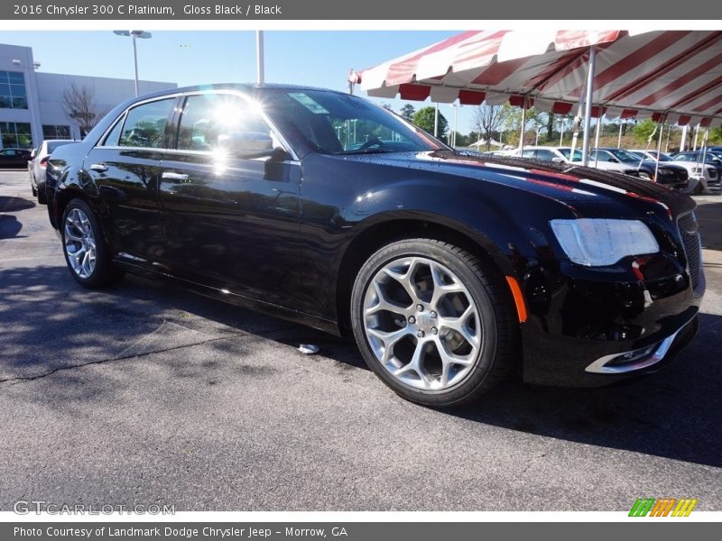 Gloss Black / Black 2016 Chrysler 300 C Platinum