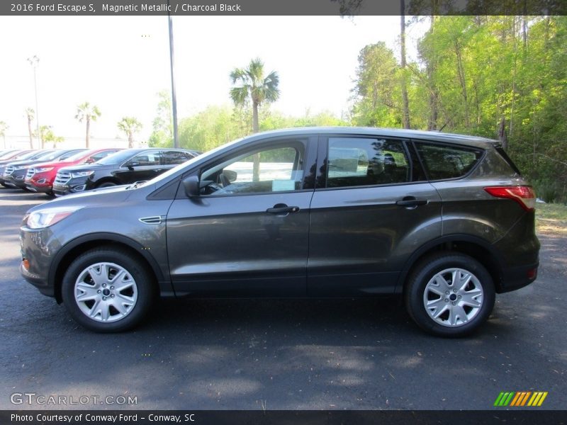 Magnetic Metallic / Charcoal Black 2016 Ford Escape S