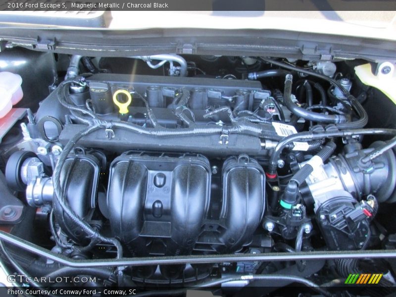 Magnetic Metallic / Charcoal Black 2016 Ford Escape S