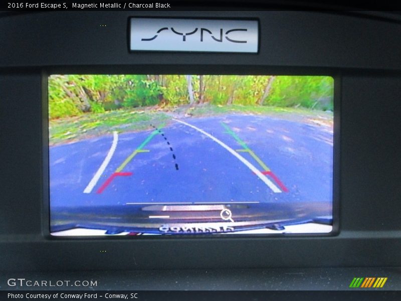 Magnetic Metallic / Charcoal Black 2016 Ford Escape S