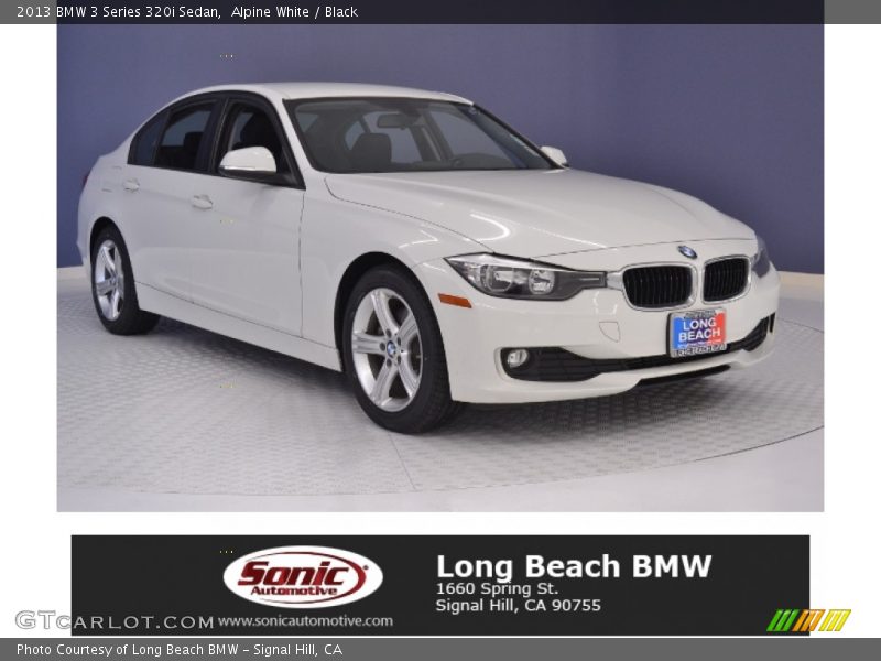 Alpine White / Black 2013 BMW 3 Series 320i Sedan