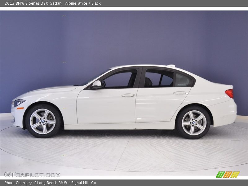 Alpine White / Black 2013 BMW 3 Series 320i Sedan