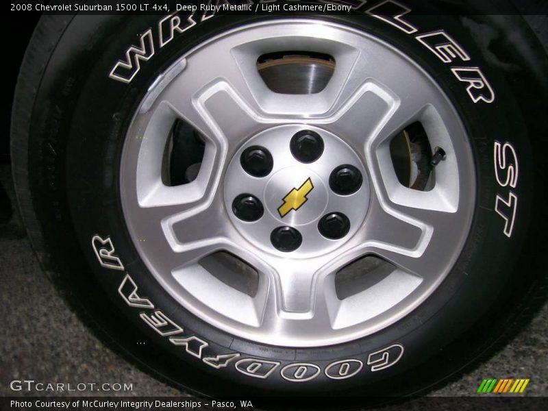 Deep Ruby Metallic / Light Cashmere/Ebony 2008 Chevrolet Suburban 1500 LT 4x4