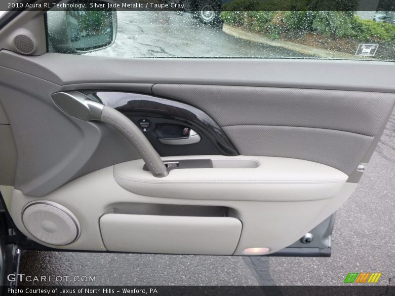 Silver Jade Metallic / Taupe Gray 2010 Acura RL Technology