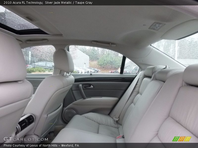 Silver Jade Metallic / Taupe Gray 2010 Acura RL Technology
