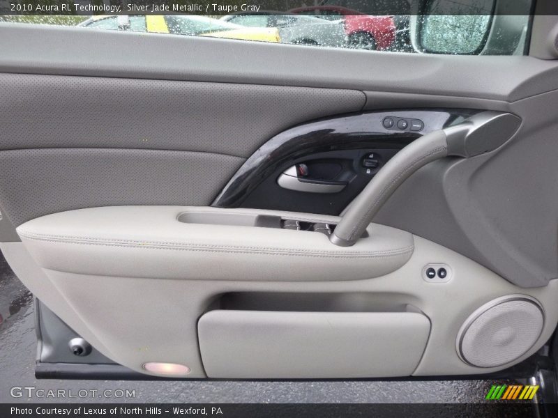 Silver Jade Metallic / Taupe Gray 2010 Acura RL Technology
