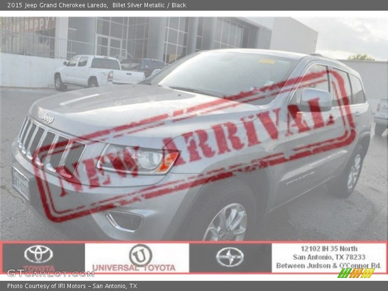 Billet Silver Metallic / Black 2015 Jeep Grand Cherokee Laredo