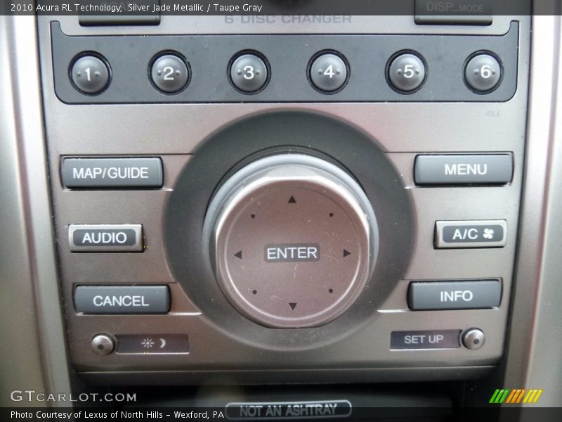 Silver Jade Metallic / Taupe Gray 2010 Acura RL Technology
