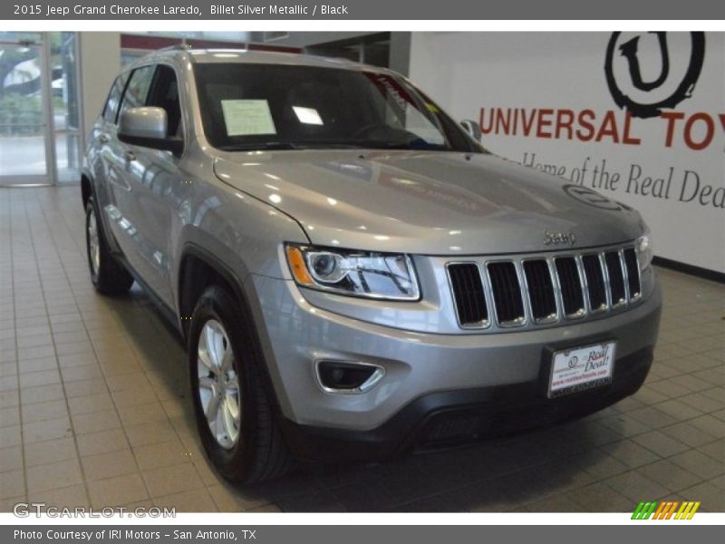 Billet Silver Metallic / Black 2015 Jeep Grand Cherokee Laredo