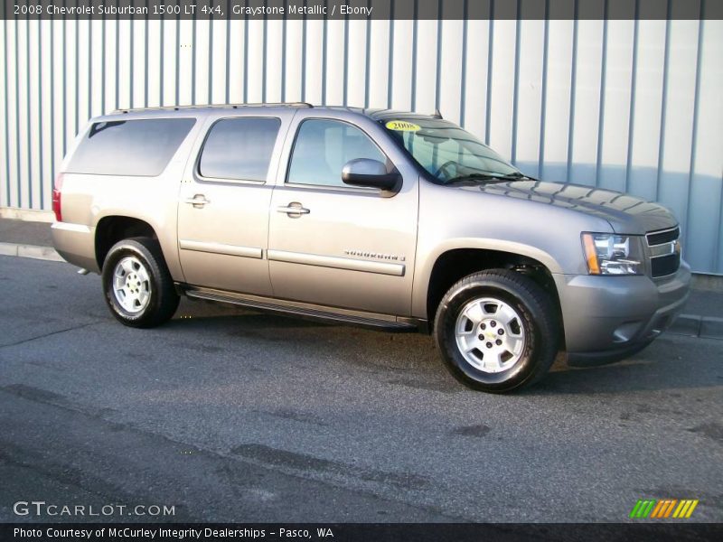 Graystone Metallic / Ebony 2008 Chevrolet Suburban 1500 LT 4x4