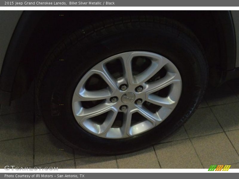Billet Silver Metallic / Black 2015 Jeep Grand Cherokee Laredo