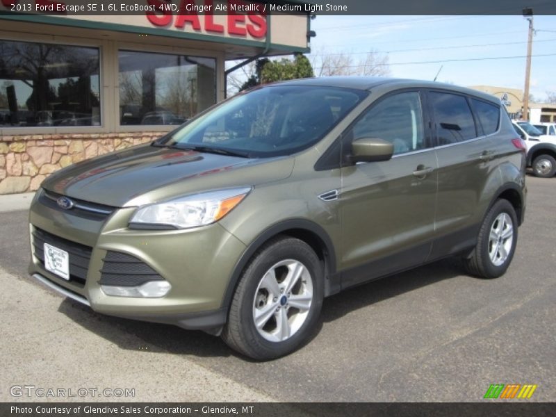 Ginger Ale Metallic / Medium Light Stone 2013 Ford Escape SE 1.6L EcoBoost 4WD