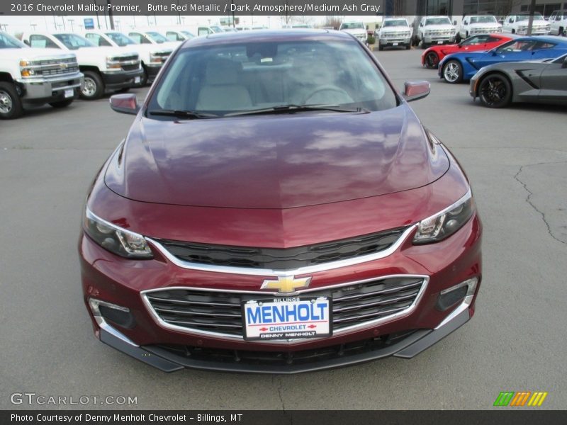 Butte Red Metallic / Dark Atmosphere/Medium Ash Gray 2016 Chevrolet Malibu Premier