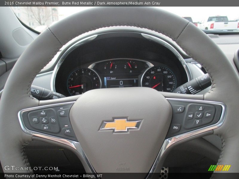 Butte Red Metallic / Dark Atmosphere/Medium Ash Gray 2016 Chevrolet Malibu Premier