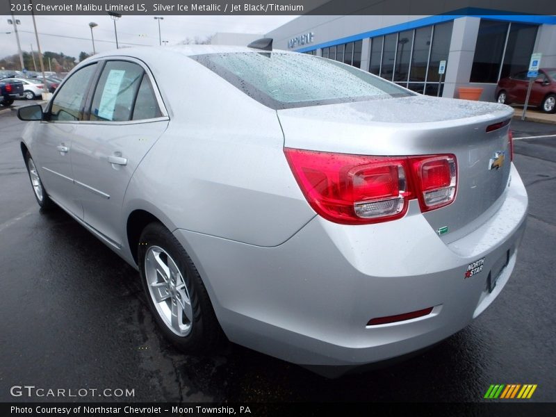 Silver Ice Metallic / Jet Black/Titanium 2016 Chevrolet Malibu Limited LS