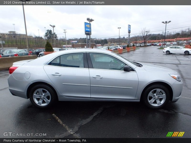 Silver Ice Metallic / Jet Black/Titanium 2016 Chevrolet Malibu Limited LS